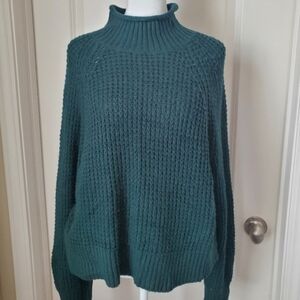 Cable Roll Waffle Sweater